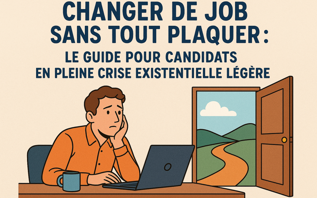 🤯Changer de job sans tout plaquer : le guide pour candidats en pleine crise existentielle légère 😎
