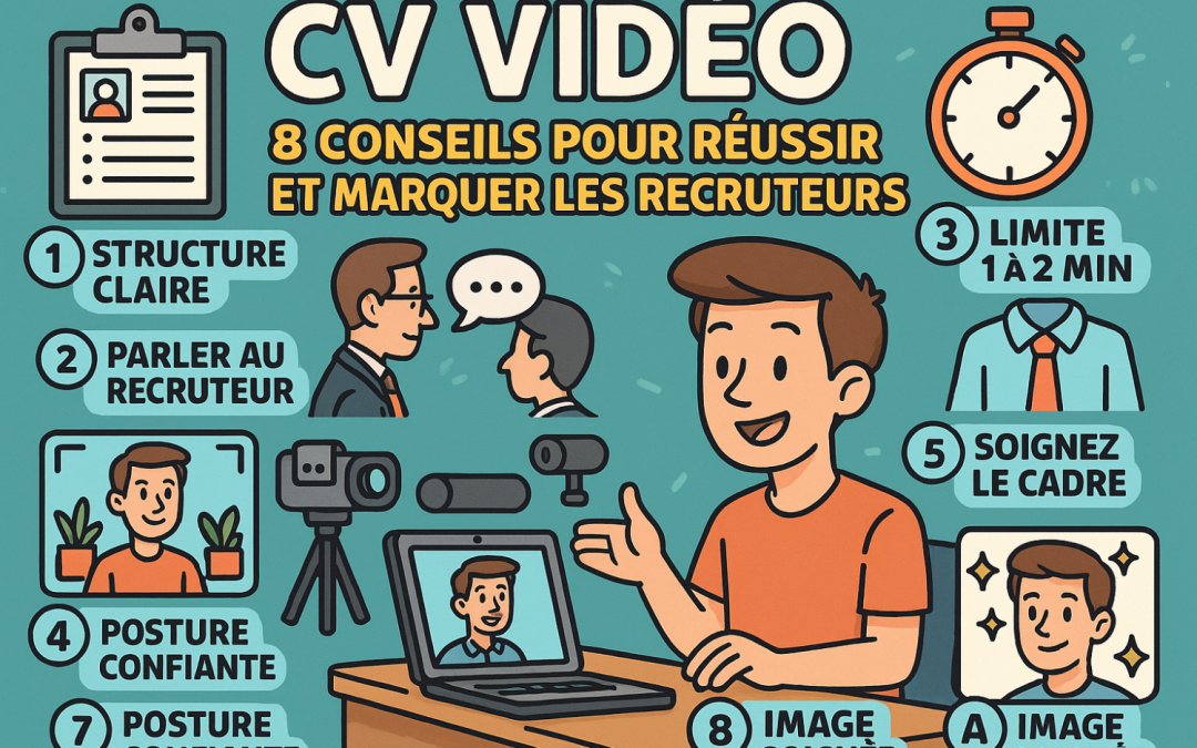 🎬 CV Vidéo : 8 Conseils pour Réussir et Marquer les Recruteurs
